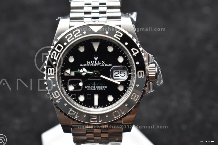 GMT-Master II Jubilee Black Steel Gray GRNR Strap 904L Ceramic Clean 1:1 on Best 126710 DD 878 Edition SoftTouch 0208